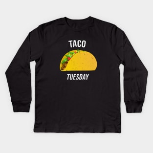 TACO TUESDAY Kids Long Sleeve T-Shirt